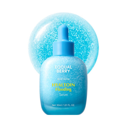 EQQUALBERRY Hyaltoin Flooding Smoothie Serum | 5% Hyaluronic Acid Serum for Face & Redness Relief | Deep Hydrating Cooling Care with 5 Ceramides