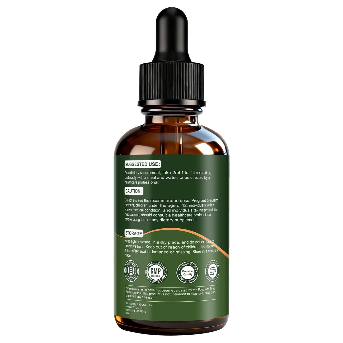 GrthNutr Black Walnut Wormwood Clove Tinture Cleanse for Humans - Gut Detox & Intestinal Health Digestive Support with Pumpkin, Oregano, Garlic Bulb