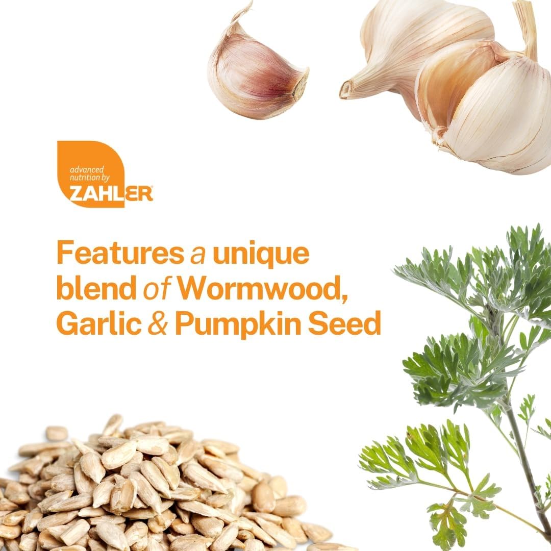 Zahler - ParaGuard Liquid Drops - Gut Health Supplement - Formula has Wormwood, Garlic Bulb, Pumpkin Seed, Clove & More - Natural Support for Humans