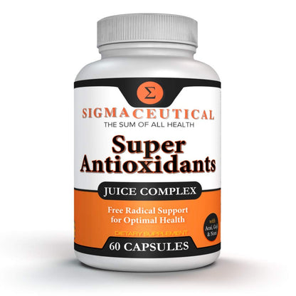 Sigmaceutical Super Antioxidant Capsules – 6 Superfruit Blend with Goji Berry, Acai, Resveratrol for Immune Support