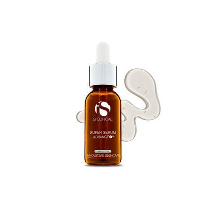 iS CLINICAL Super Serum Advance+, Anti-Aging Vitamin C Face Serum, reduces scaring and fine stretch marks, 0.5 Fl Oz