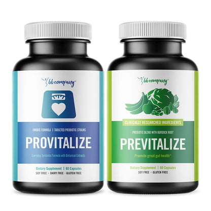 BB Company Slim Gut Bundle | Menopause Prebiotics and Probiotics for Women | Gut Vitamins for Digestive Health | Supports Joint Health