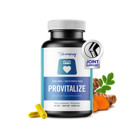 BB Company Provitalize | Probiotics for Women Digestive Health, Menopause, Joint Support | Sexy Midsection Curves, Bloat | Turmeric Curcumin Moringa | Packaging Vary | 60 Ct BB Company buy supplements Au