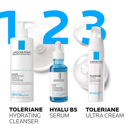 La Roche-Posay Hyalu B5 Pure Hyaluronic Acid Serum for Face, with Vitamin B5, Anti-Aging Serum for Fine Lines and Wrinkles,