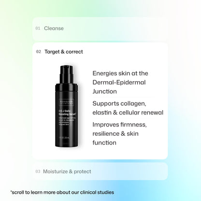 Revision Skincare DEJ Daily Boosting Serum, Anti Aging Serum, Reduces Wrinkles, Supports Skin Firmness and Elasticity, 0.5 fl oz