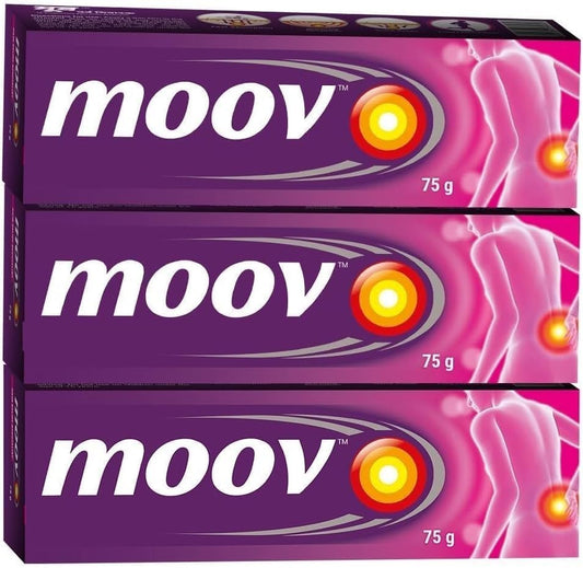 Moo Fast Quick Cream - 75g Pack of 3 | Suitable for Back, Muscle, Joint, Knee | Suitable for Sports & Gym Related GenericBuy Supplements Australia