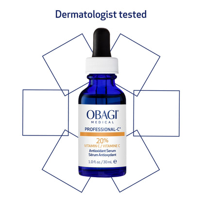 Obagi Medical Professional-C 20% Vitamin C Serum - Helps Brighten Skin Tone and Minimize the Appearance of Fine Lines & Wrinkles - 1 oz