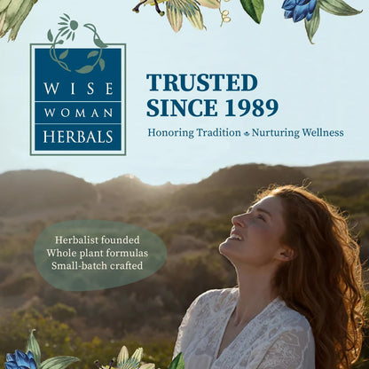 Wise Woman Herbals Hawthorn Botanical Syrup, Alcohol-Free Hawthorn Berry Solid Extract 4:1, Promotes Healthy Circulation, Antioxidant Protection, Herbal Cardiovascular Support, 4 Fl Oz