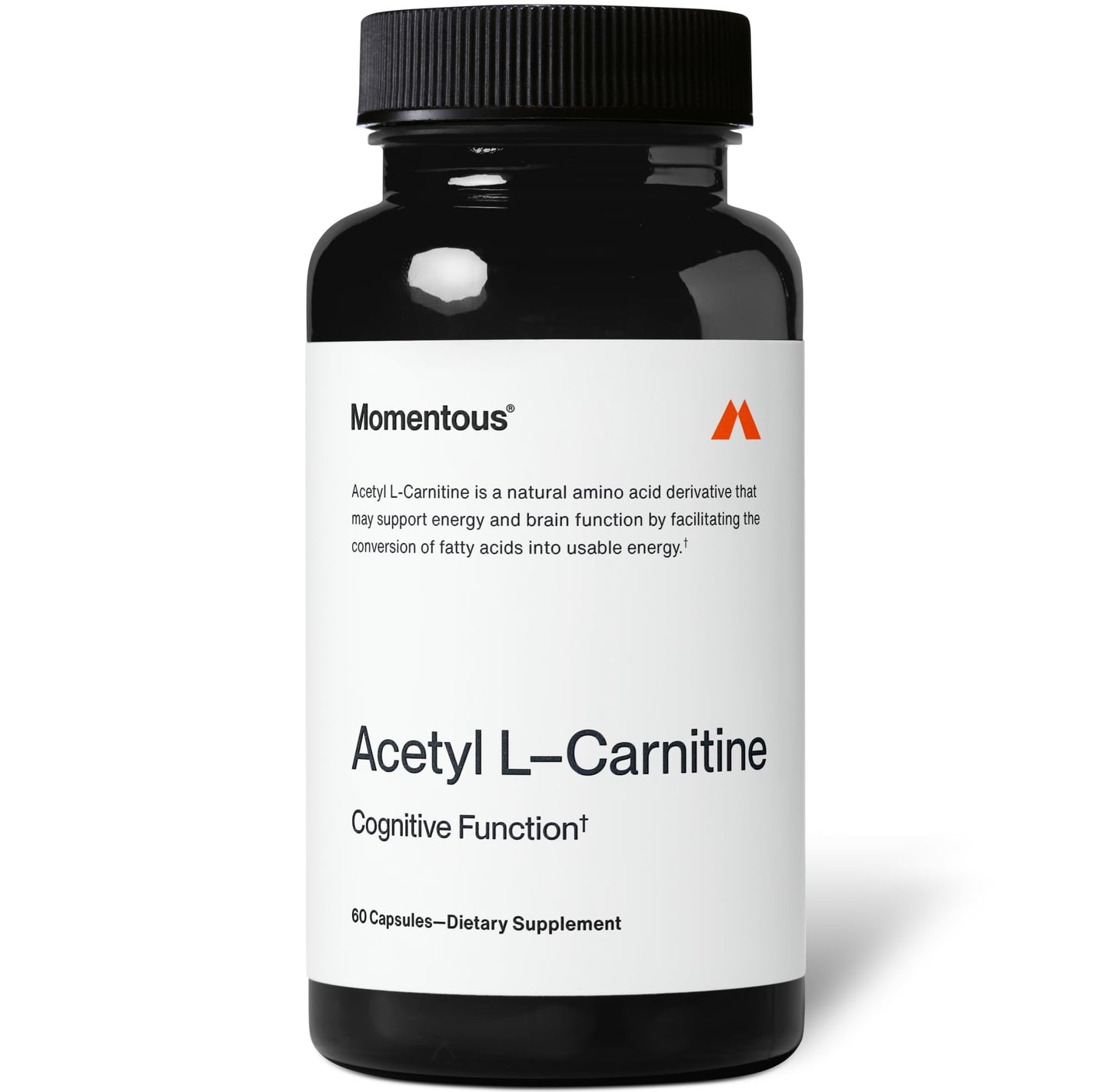 Momentous Acetyl L-Carnitine - Brain Function & Cognitive Support Supplement - Boosts Mental Clarity & Energy Production