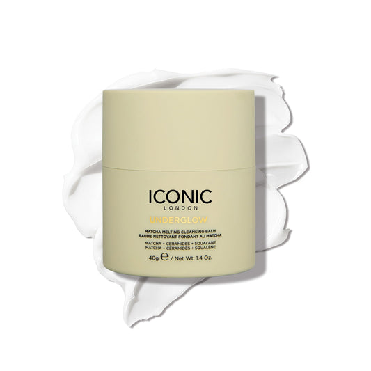 ICONIC LONDON Underglow Matcha Melting Cleansing Balm | Makeup Remover with Squalane & Ceramides for Softer, Plumper Skin | Vegan, 1.41 oz ICONIC LONDON buy supplements Au