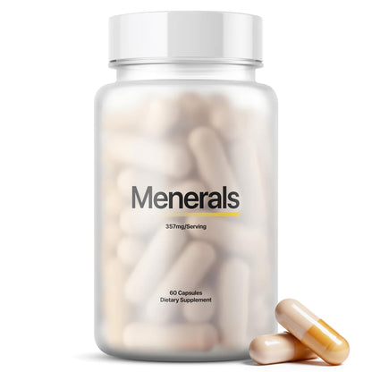 Menerals Mens Multivitamin – Powerful All in One Mineral Supplement for Men – Natural Trace Minerals with Fulvic Acid from Rich American Soil