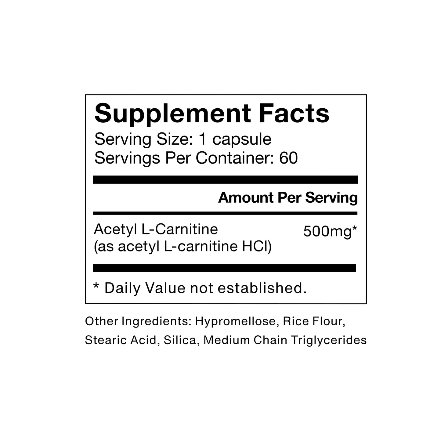 Momentous Acetyl L-Carnitine - Brain Function & Cognitive Support Supplement - Boosts Mental Clarity & Energy Production
