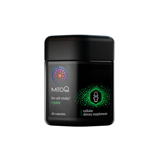MitoQ +Joint Advanced CoQ10 Antioxidant Supplement - Contains Mitoquinol Mesylate & Green Lipped Mussel Omega Oil Extract - Supports Healthy Joint, Mobility and Cell Vitality (60 Softgel Capsules) MitoQBuy Supplements Australia