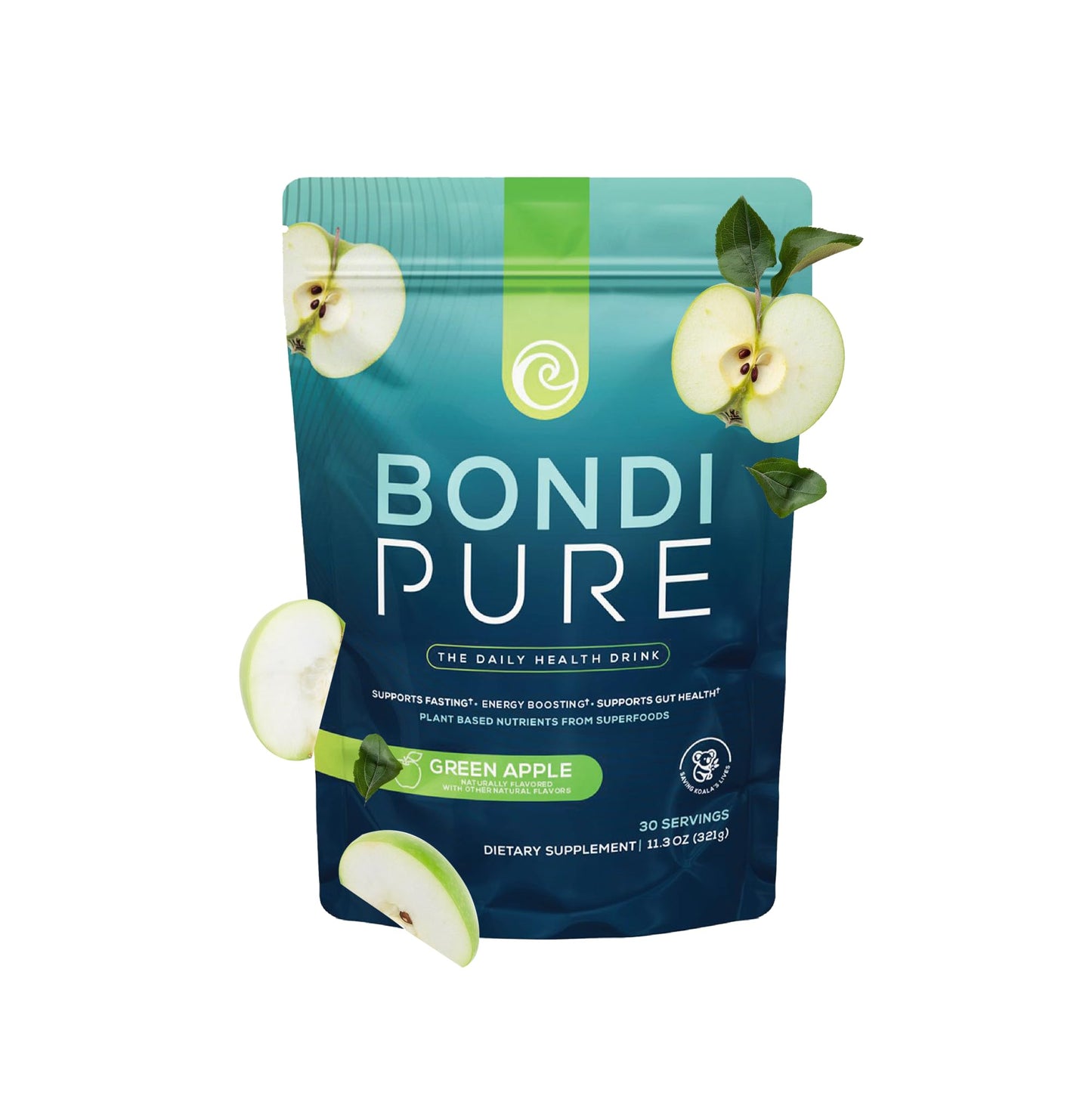 Bondi Pure - Daily Health & Detox Drink - Promote Gut Health & Energy Support During a Cleanse or Intermittent Fasting - Plant-Based Fibers