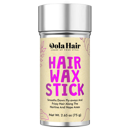 Dolahair Hair Wax Stick - Flyaway Control and Styling Pomade for Kids, Women, and Men - Slick Back Hair Bun Maker and Hair Accessorie for Teen Girls (1 Pack of Wax)
