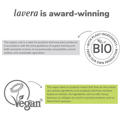 lavera Glow by Nature Serum - Face Serum with Q10 & Vitamin C for a Radiant Complexion - Moisturizing Facial Serum - Anti Wrinkle - PETA Certified