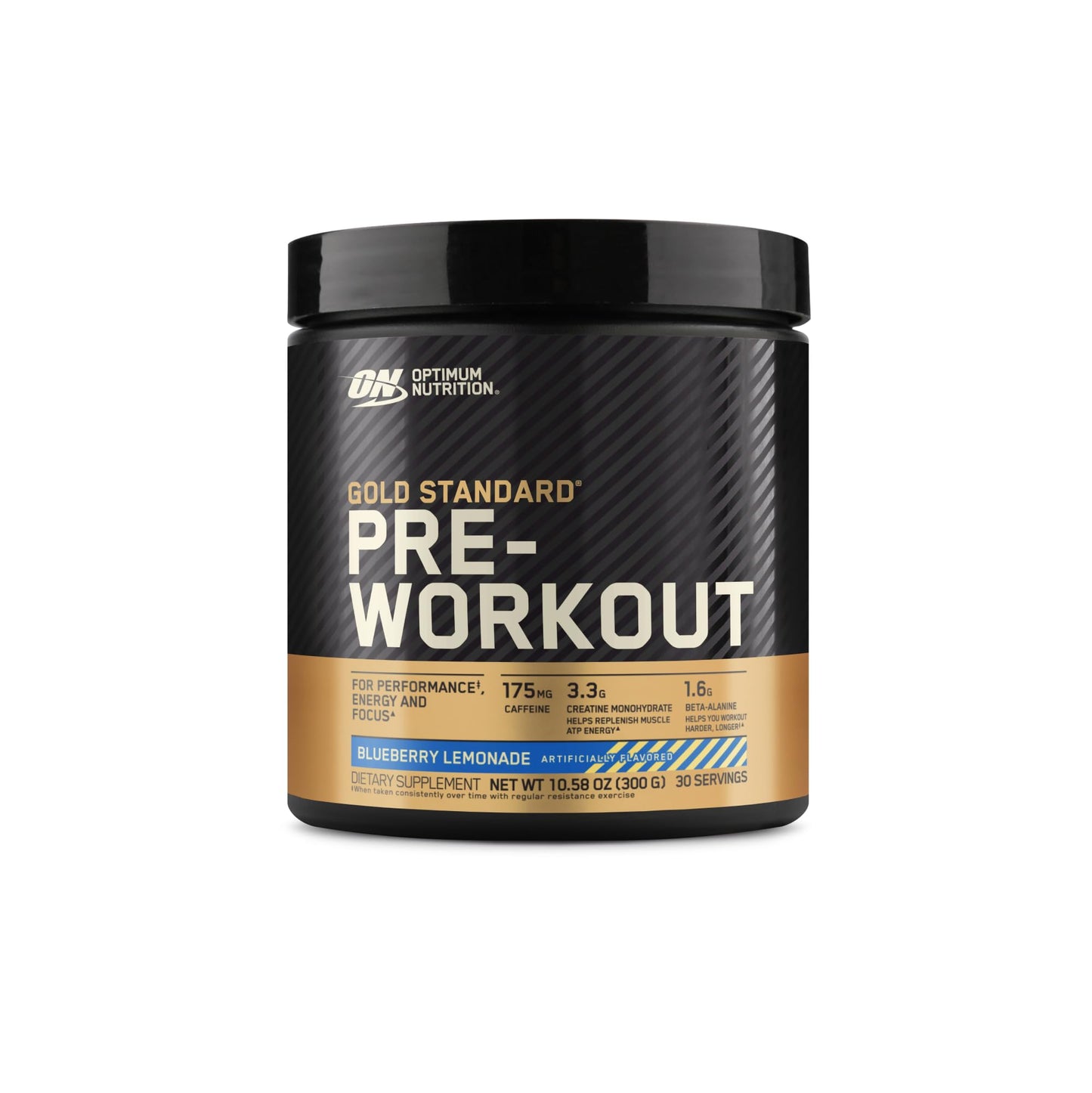 Optimum Nutrition Gold Standard Pre-Workout, Vitamin D for Immune Support, with Creatine, Beta-Alanine, and Caffeine for Energy, Keto Friendly, Blueberry Lemonade