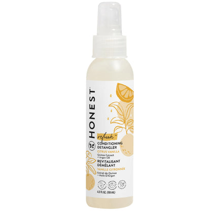 The Honest Company Conditioning Hair Detangler, Tear-Free, Hypoallergenic, Leave-In Conditioner and Fortifying Spray