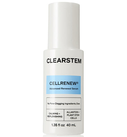 CLEARSTEM - CELLRENEW - Collagen Stem Cell Serum - Acne + Youthful Skin Face Serum - Hyaluronic Acid, Reishi, Aloe Vera - Facial Skin Care Products