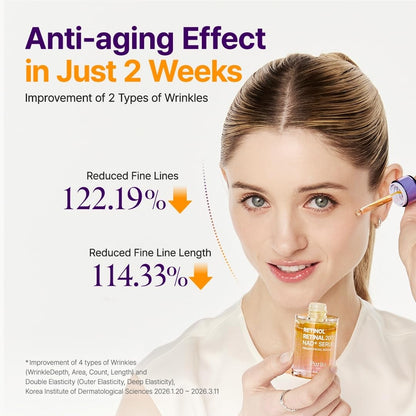 PURITO Retinol 0.1% + Retinal 0.1% Anti-Aging Facial Serum | for Wrinkles, Fine Lines & Firmer Skin | Dual Retinoids with NAD+, Improve Elasticity & Skin Texture