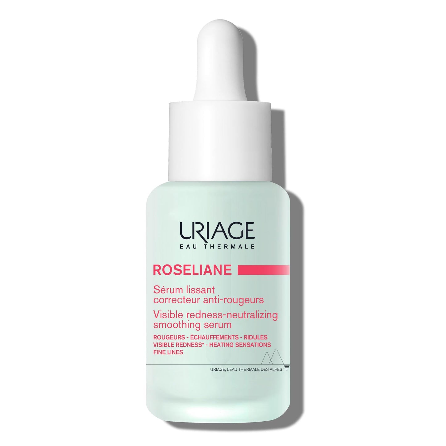 Uriage Roseliane Smoothing Serum, Visibly Calms Redness, Heating Sensations, Fine Lines, Face, Hesperidin, Enoxolone