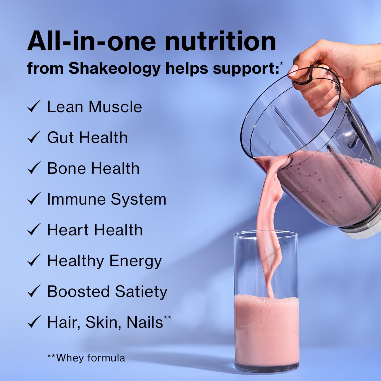 BODi Shakeology Whey-Based Protein Powder – Gluten-Free Superfood Shake with Vitamins & Minerals – Helps Support Healthy Weight Loss & Gut Health