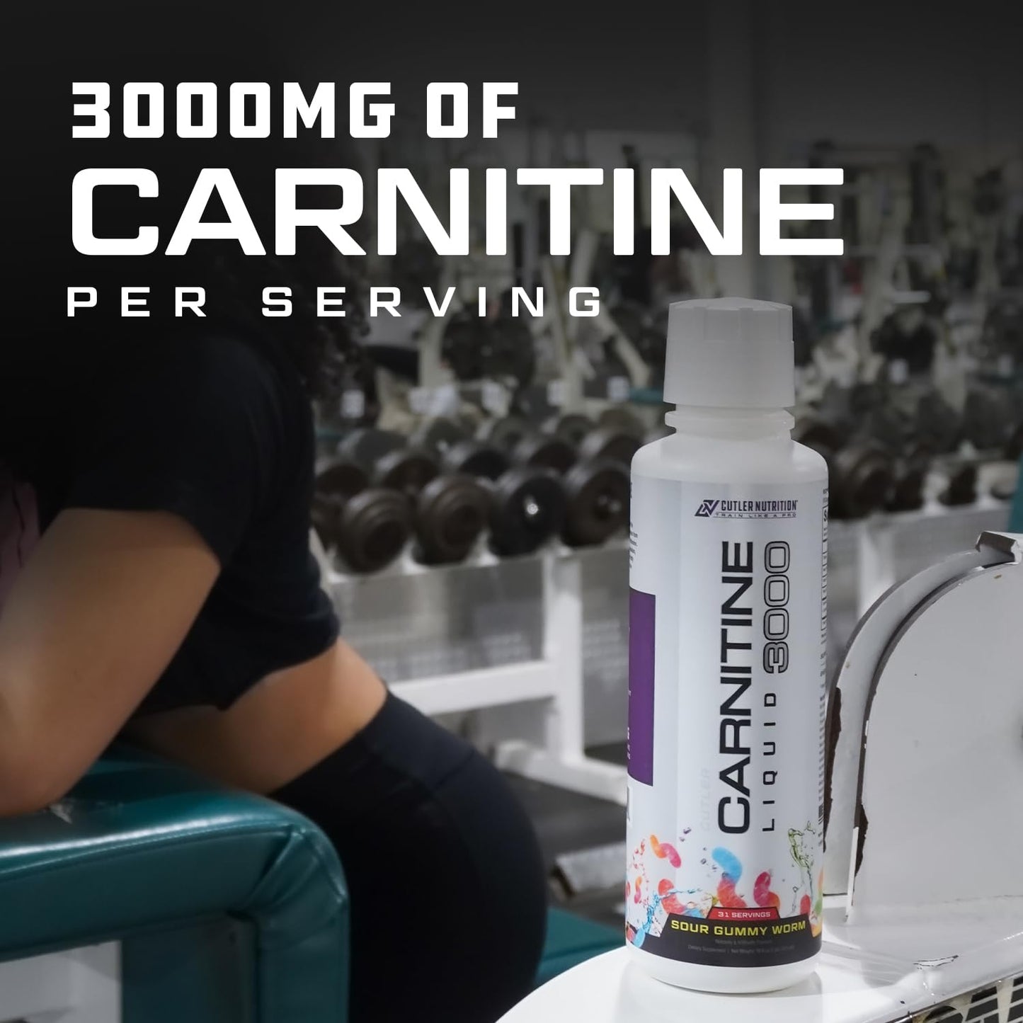 Cutler Nutrition Liquid L-Carnitine Fat Burner Supplement with Acetyl L-Carnitine & L-Carnitine Tartrate - Fat Burner Formula for Optimal Absorption,