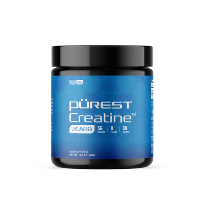 Cleanform Purest Creatine Monohydrate Powder - Ultra-Pure Micronized Supplement for Explosive Strength, Lean Muscle Growth