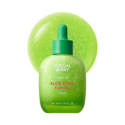EQQUALBERRY Aloe PDRN Calming Smoothie Serum – Soothing Korean Skin Care for Sensitive Skin, Cica & Aloe for Repair, Hydrating & Radiant Glow