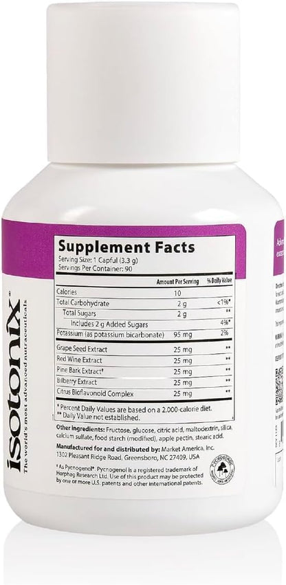 Isotonix OPC-3 Antioxidant Supplement - Pycnogenol, Grape Seed Extracts, Bilberry, Red Wine & Pine Bark Extracts - for Heart & Circulatory Support