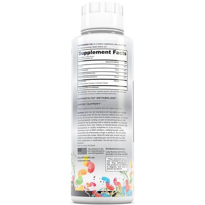 Cutler Nutrition Liquid L-Carnitine Fat Burner Supplement with Acetyl L-Carnitine & L-Carnitine Tartrate - Fat Burner Formula for Optimal Absorption,