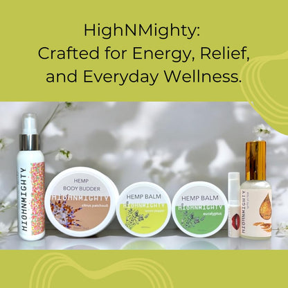 Highnmighty Maximum Strength Lemon Pepper Hemp Balm Salve | Daytime Relief, Relaxing, Natural, Fast-Acting Topical Cream for Muscle Joint Back Knee Shoulder Neck Elbow Hand Foot Relief, 60ml (2oz) HighnmightyBuy Supplements Australia