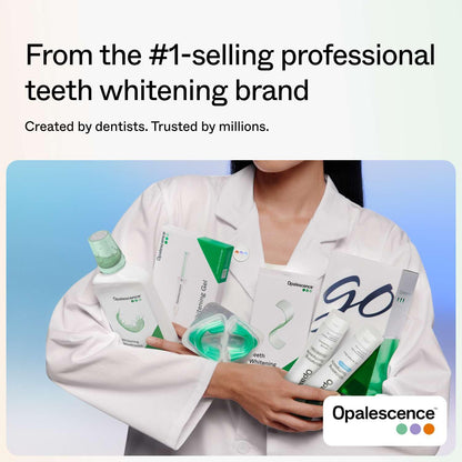 Opalescence Go 15- Prefilled Teeth Whitening Trays Kit - 15% Hydrogen Peroxide - (10 Treatments) Dentist Recomended - Made by Ultradent Products