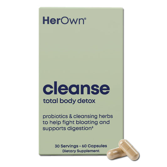 her own Cleanse, Gentle Detox, Supports Healthy Gut, Ocean Algae Cleanse, Prebiotic/Probiotic Blend, Cleansing Herbal Blend, Gluten and Soy Free,
