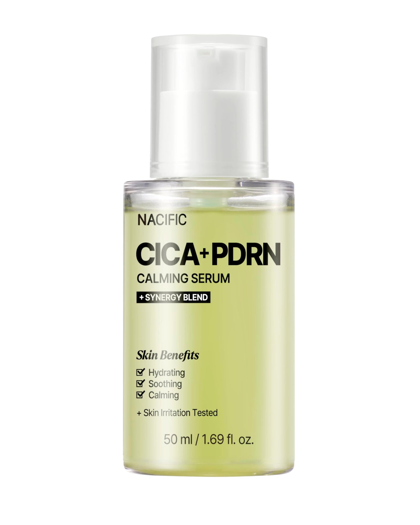 NACIFIC Cica PDRN Centella Serum (Centella Ampoule) 1.69 fl oz / 50ml, Korean Serum for Sensitive Skin, Calming & Hydrating