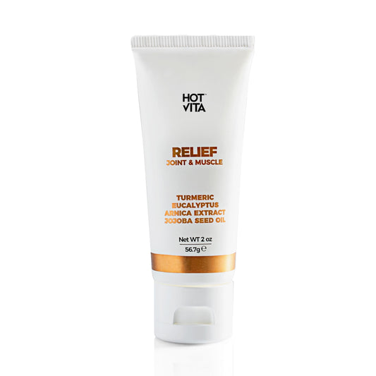 Hot Vita Relief Gel - Plant-Based Cooling Gel with Arnica, Turmeric & Eucalyptus - Soothing Formula for Muscle Fatigue, Tired Legs Hot VitaBuy Supplements Australia