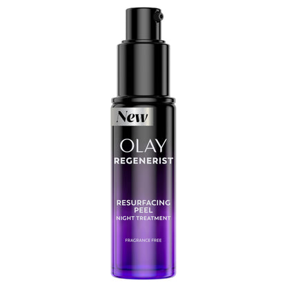Olay Regenerist Chemical Peel for Face, Overnight Face Peel Mask, Anti-Aging Skin Care, Night Serum, For Fine Lines & Dark Spots, Fragrance-Free