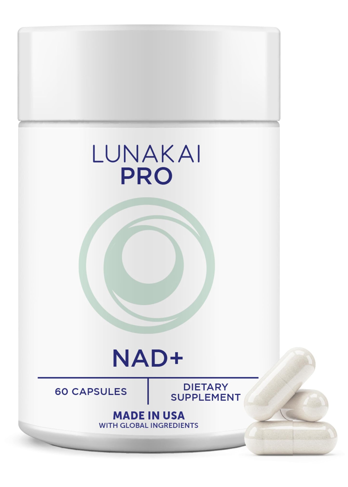Lunakai USA Made Dual-Pathway NAD+ Formula with NR & Resveratrol – Natural NAD Supplement for Women & Men – Healthy Aging 7