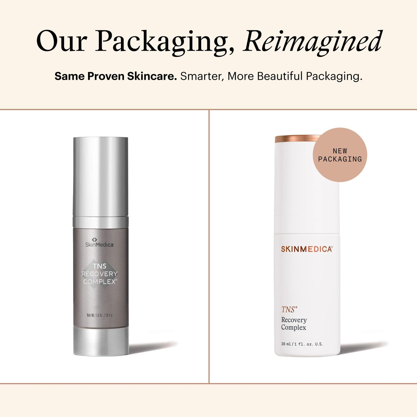 SkinMedica TNS Recovery Complex Facial Treatment - Advanced Growth Factor & Exosome Formula for Skin Rejuvenation - Helps to Improve the Appearance of Fine Lines