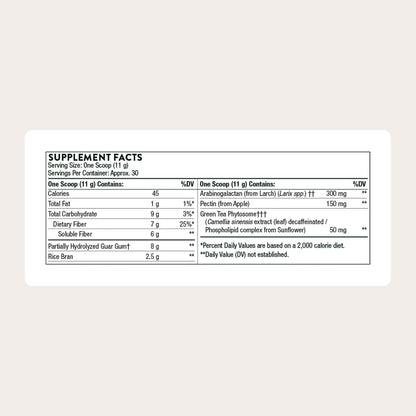 THORNE - FiberMend - Prebiotic Fiber Powder to Help Maintain Regularity and Balanced GI Flora* - 11.6 Oz