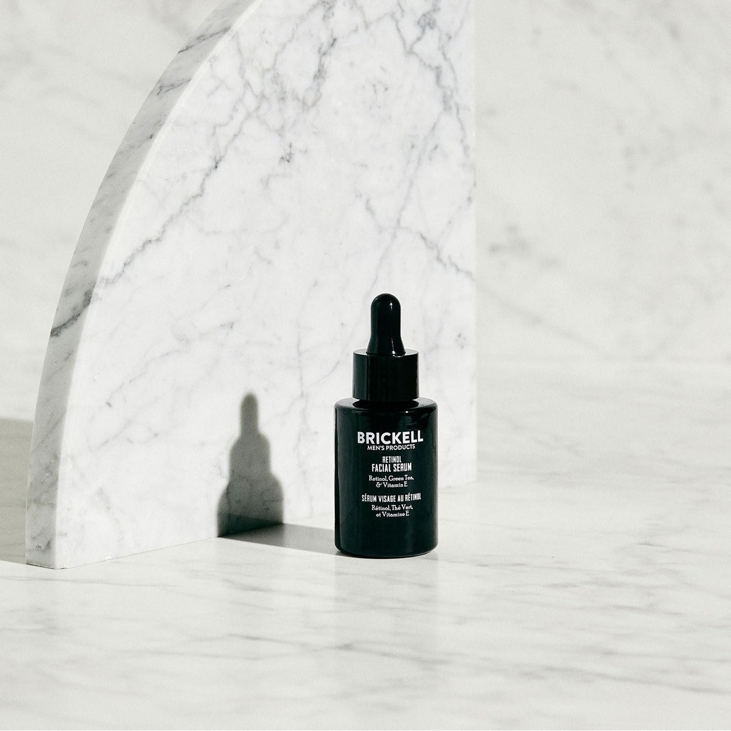 Brickell Men's Retinol Skin Care Serum Treatment For Firming Face Lines & Eye Wrinkles, Deep Hydrating Facial Serum For Anti-Aging, With Retinol, Aloe,