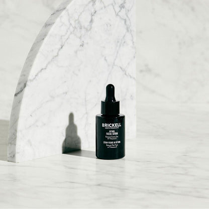 Brickell Men's Retinol Skin Care Serum Treatment For Firming Face Lines & Eye Wrinkles, Deep Hydrating Facial Serum For Anti-Aging, With Retinol, Aloe,