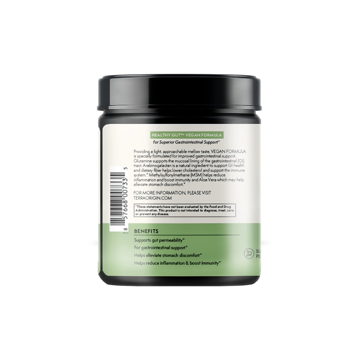 Healthy Gut Vegan Formula | with L-Glutamine and Clinically Proven ingredients | Supports Gut Permeability, gastrointestinal Support, Helps Alleviate