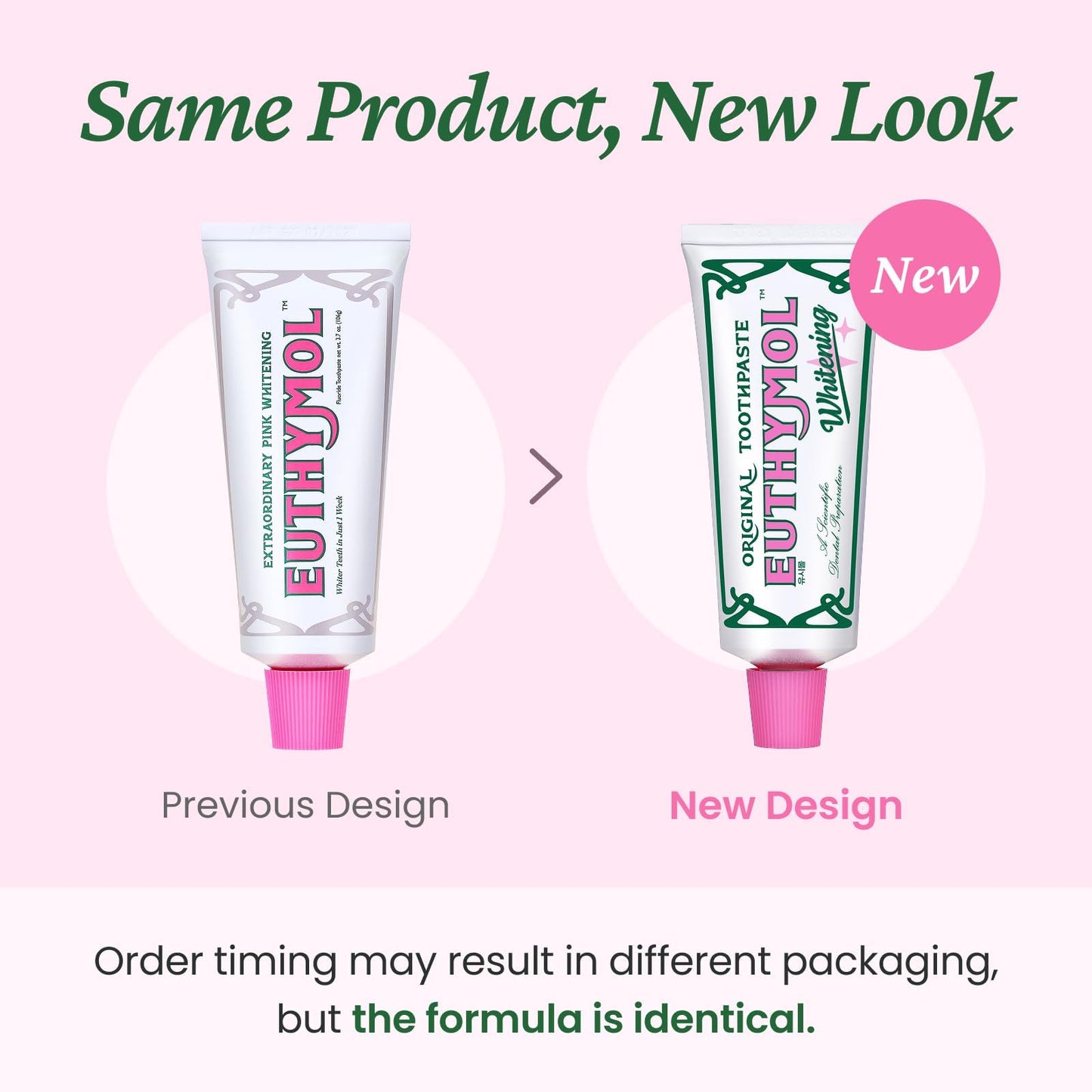 EUTHYMOL Whitening Toothpaste (3.7fl oz) - Stain Removal in 2 Weeks, Long-Lasting Freshness for Sensitive Gum & Teeth. Bad Breath