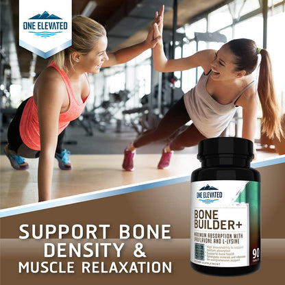 Comprehensive Bone Builder Calcium Supplement. Formulated with Highest Grade Calcium -Carbonate/Hydroxyapatite/Citrate, Magnesium, Zinc, D3. Works in Sync