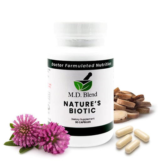 Nature’s Biotic Berberine Supplement for Daily Wellness Support with Blend of Oregano, Garlic, Vitamins C & B6, Magnesium, and Zinc, 90 Capsules (Pack of 1) M.D. BlendBuy Supplements Australia