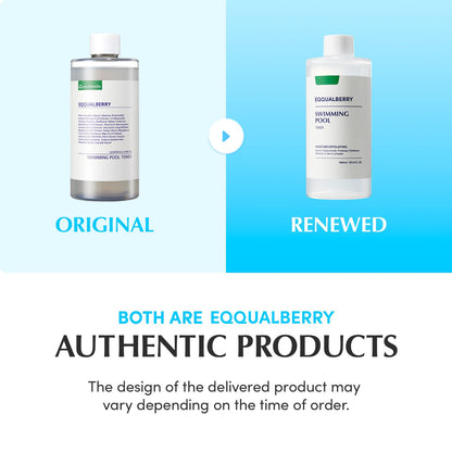 EQQUALBERRY Swimming Pool Toner - Korean Toner for Daily Exfoliating & Deep Hydration with Natural Enzyme Protease & Hyaluronic Acid