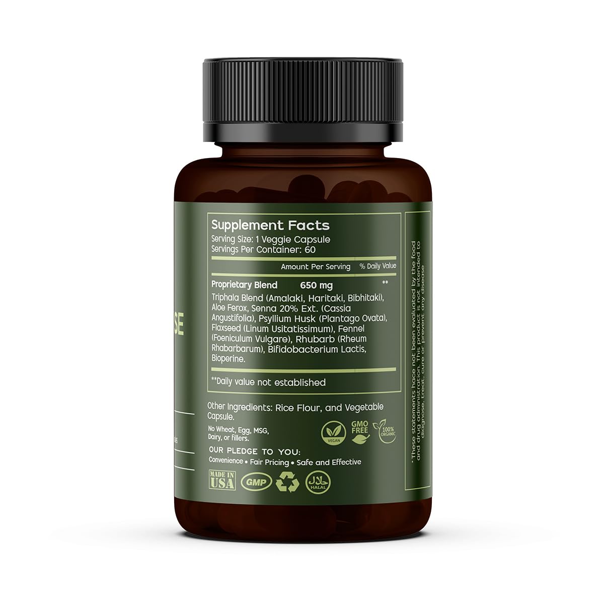 GREEN'S BEST Colon Cleanse Capsules – Advanced Digestive Support & Natural Detox – with Probiotics, Senna, Aloe Ferox & Fiber