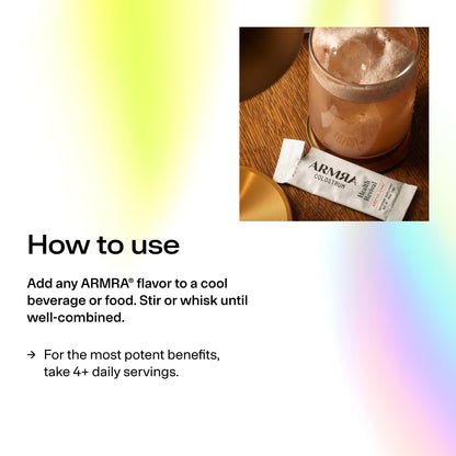 ARMRA Colostrum Powder | Arctic Chai | Gut Health & Bloating | Skin & Hair | Immunity | Keto, Gluten & Fat-Free | 30 Servings