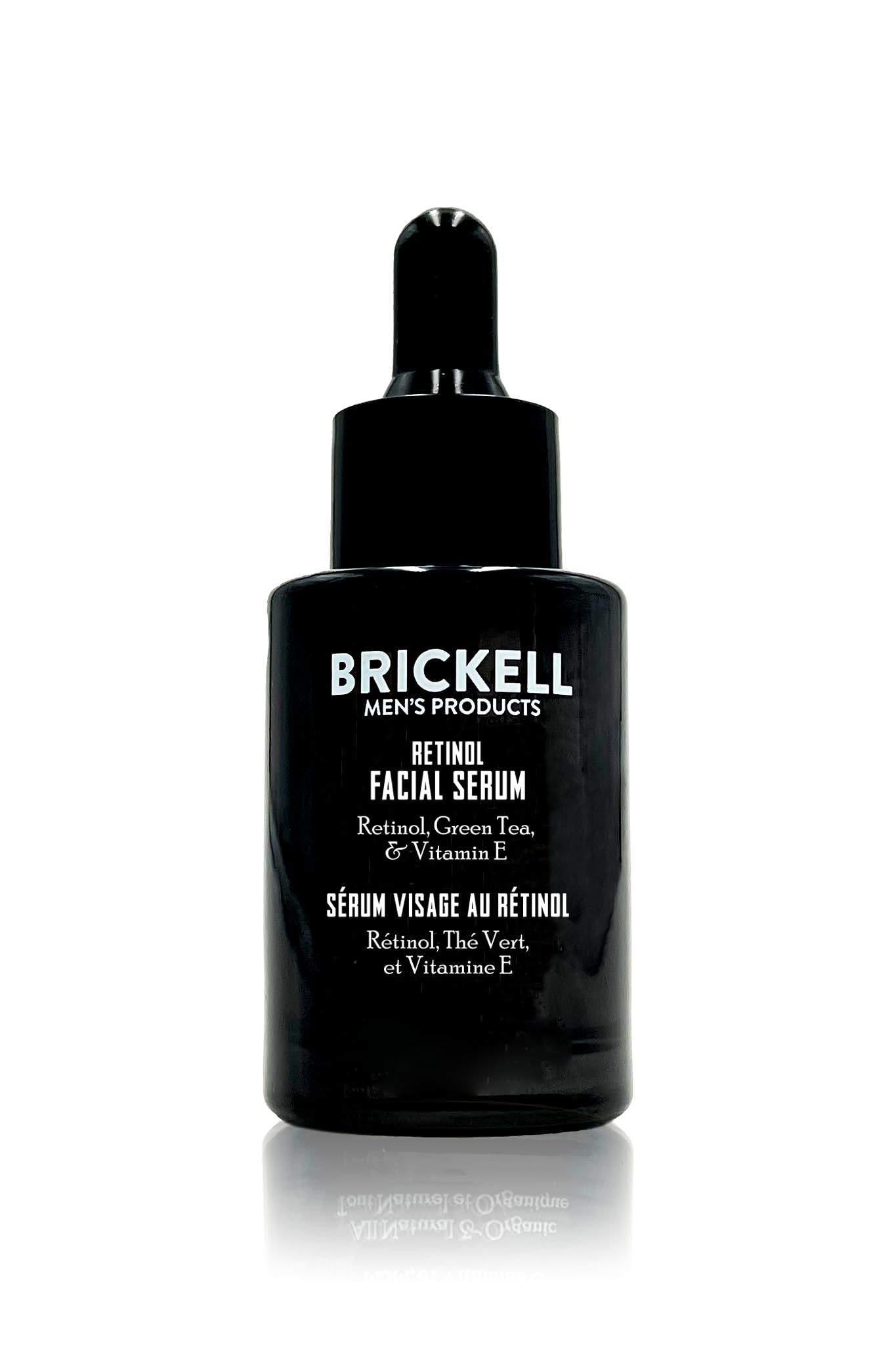 Brickell Men's Retinol Skin Care Serum Treatment For Firming Face Lines & Eye Wrinkles, Deep Hydrating Facial Serum For Anti-Aging, With Retinol, Aloe,